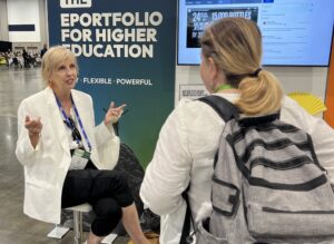 Photo of Gail Ring at the D2L conference