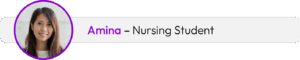 Amina – Nursing Student
